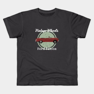 Vintage Wheels - Ford Falcon Kids T-Shirt